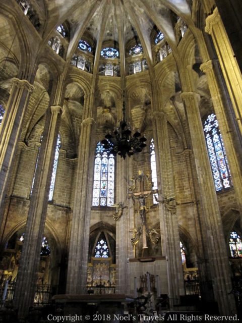 バルセロナのカテドラル「サンタ・エウラリア大聖堂」の主祭壇