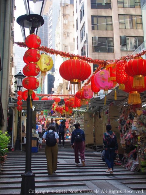 香港島のポッティンジャー・ストリート