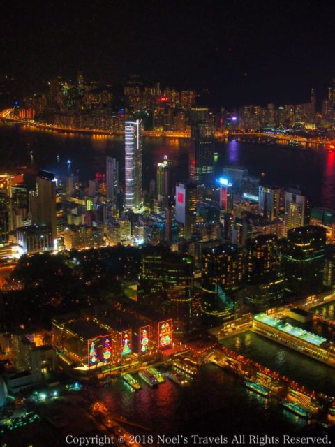 Sky100から見た香港の夜景
