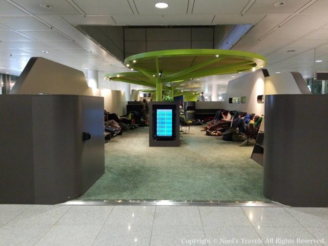 ミュンヘン空港の休憩所