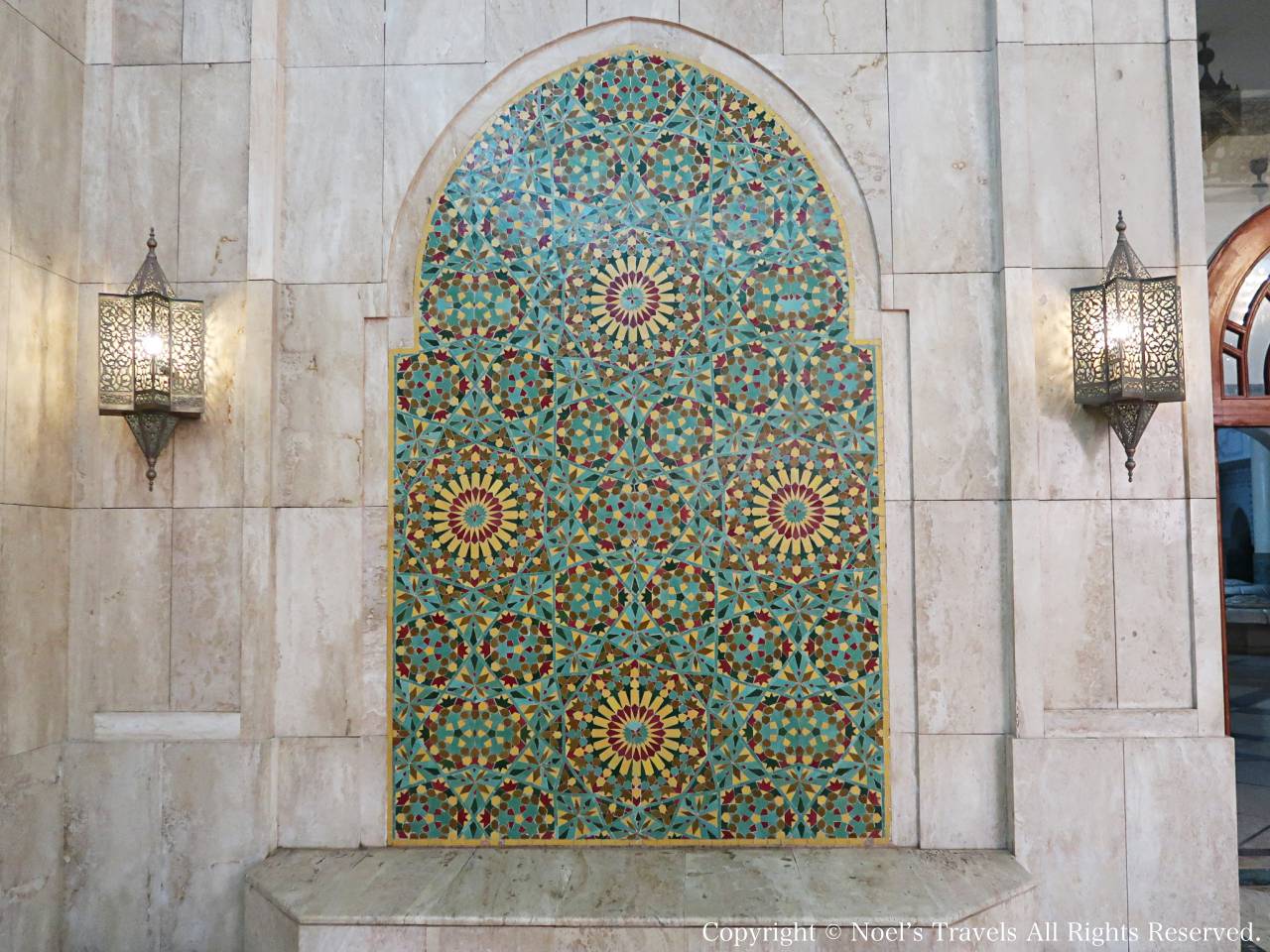 ハッサン２世モスクの内部