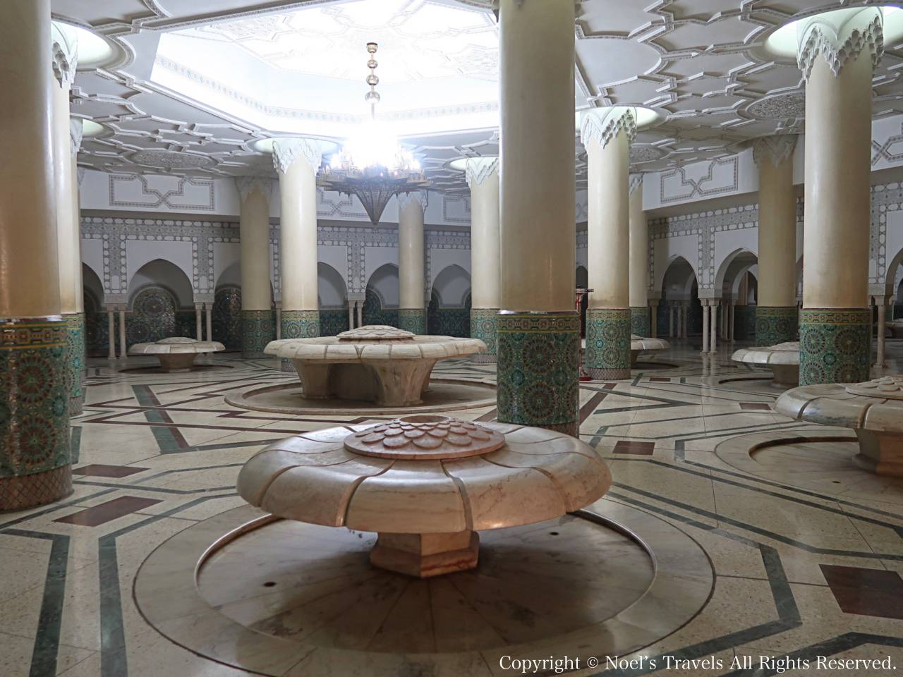 ハッサン２世モスクの沐浴場