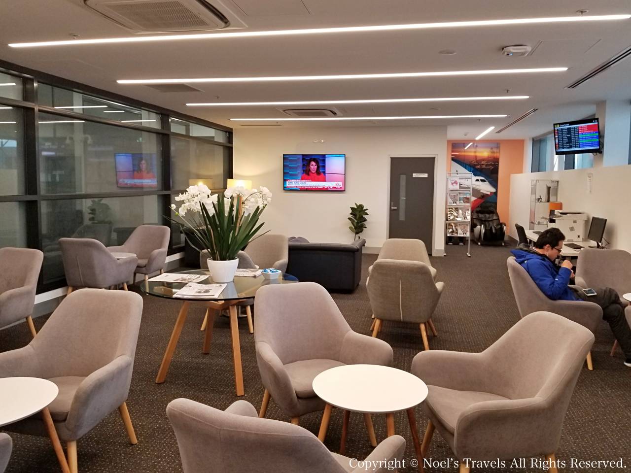 メルボルン空港のRex Business Lounge